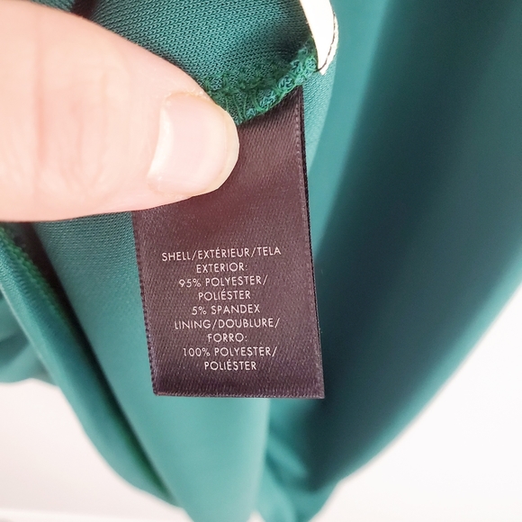 Ann Taylor petite emerald green dress small - Picture 7 of 8